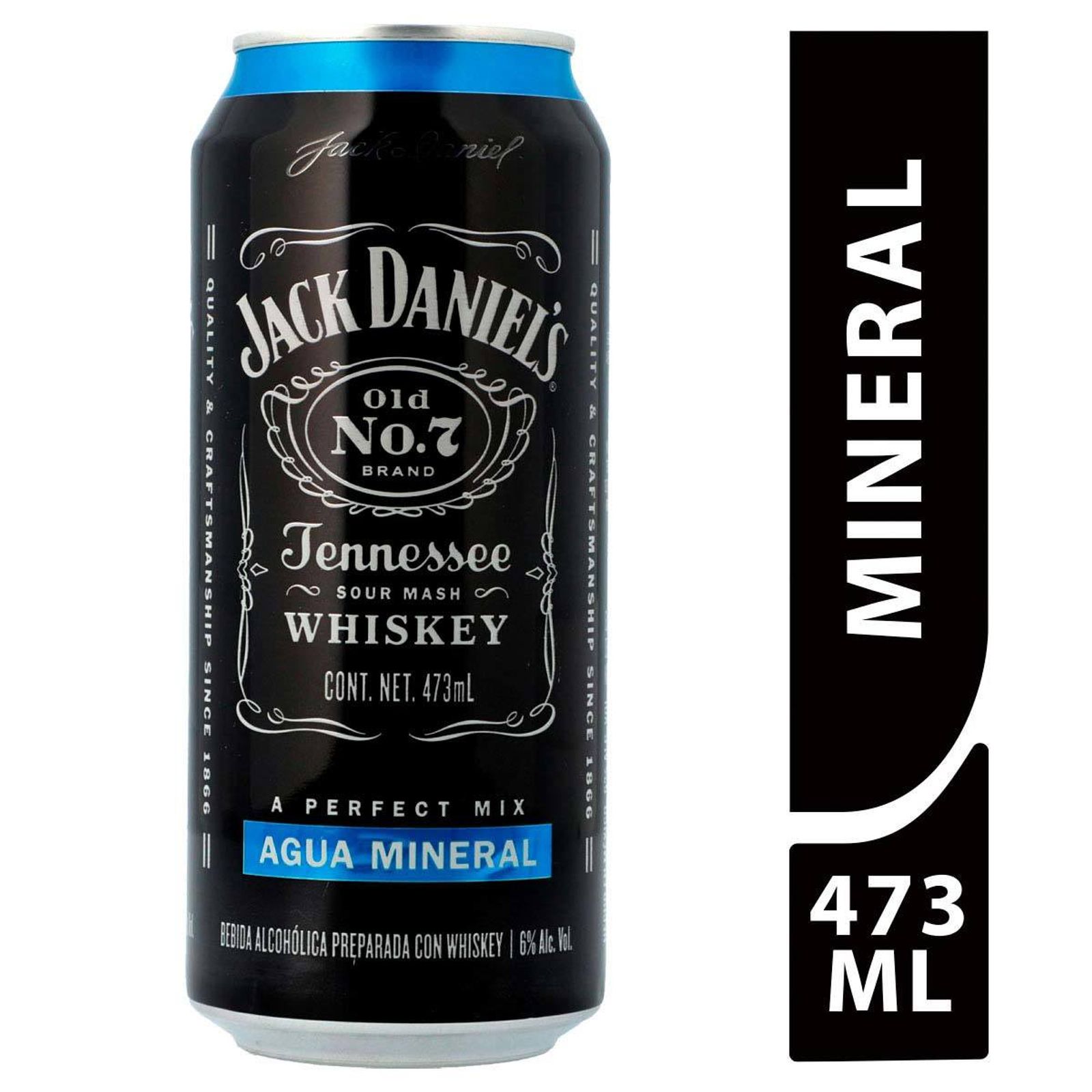 Pieza - Mezcla Jack Daniels Mineral 473 Ml | La tienda Online de Merza