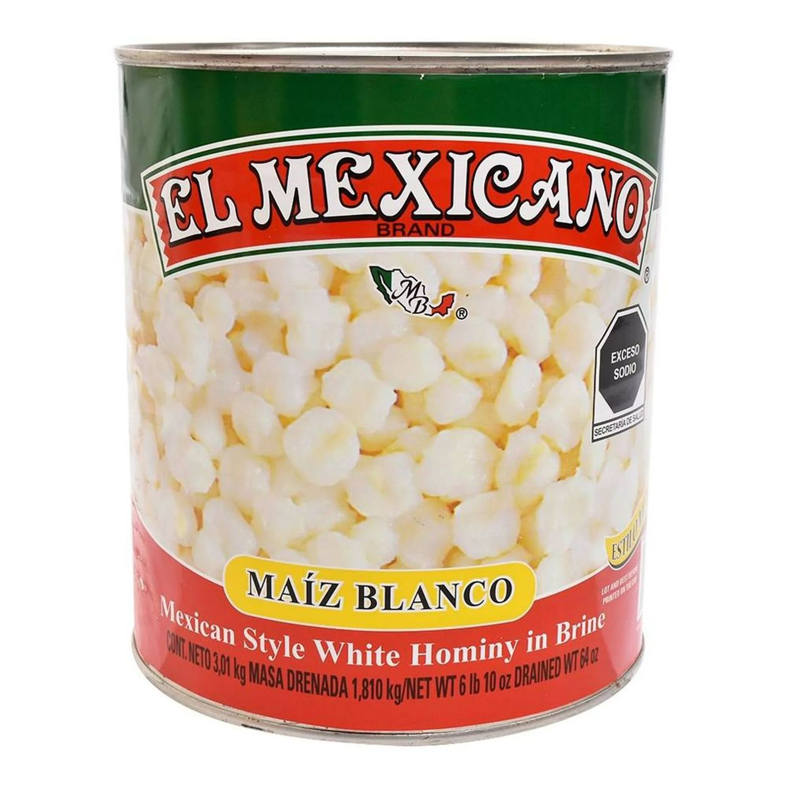 Pieza - Maíz Pozolero El Mexicano 3 Kg | La Tienda Online De Merza